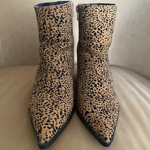 Leopard booties